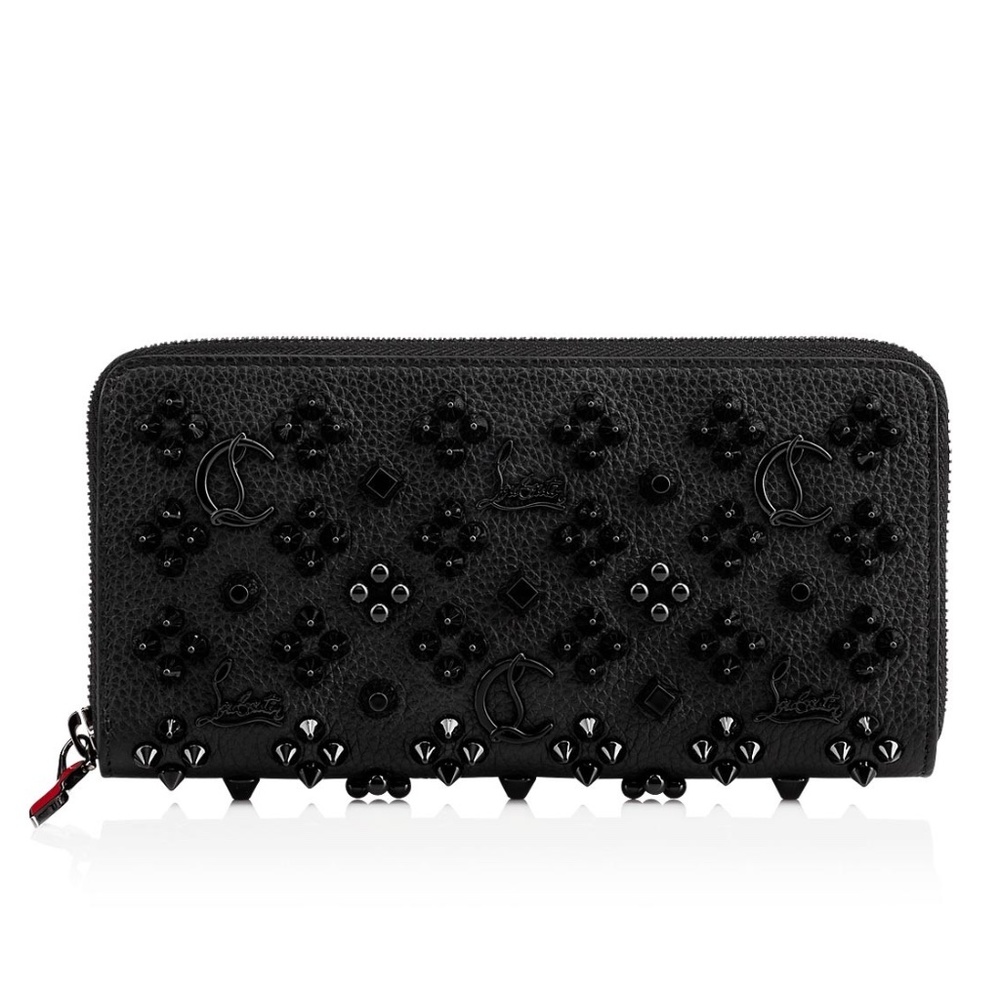 Christian Louboutin Black Studded Wallet